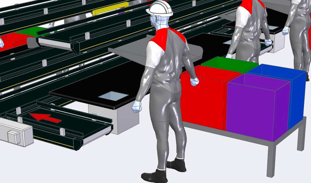 Sistemas de Simulación, Modelización y Animación 3D de Procesos en Plantas de Producción y Almacenes (Gemelos Digitales)